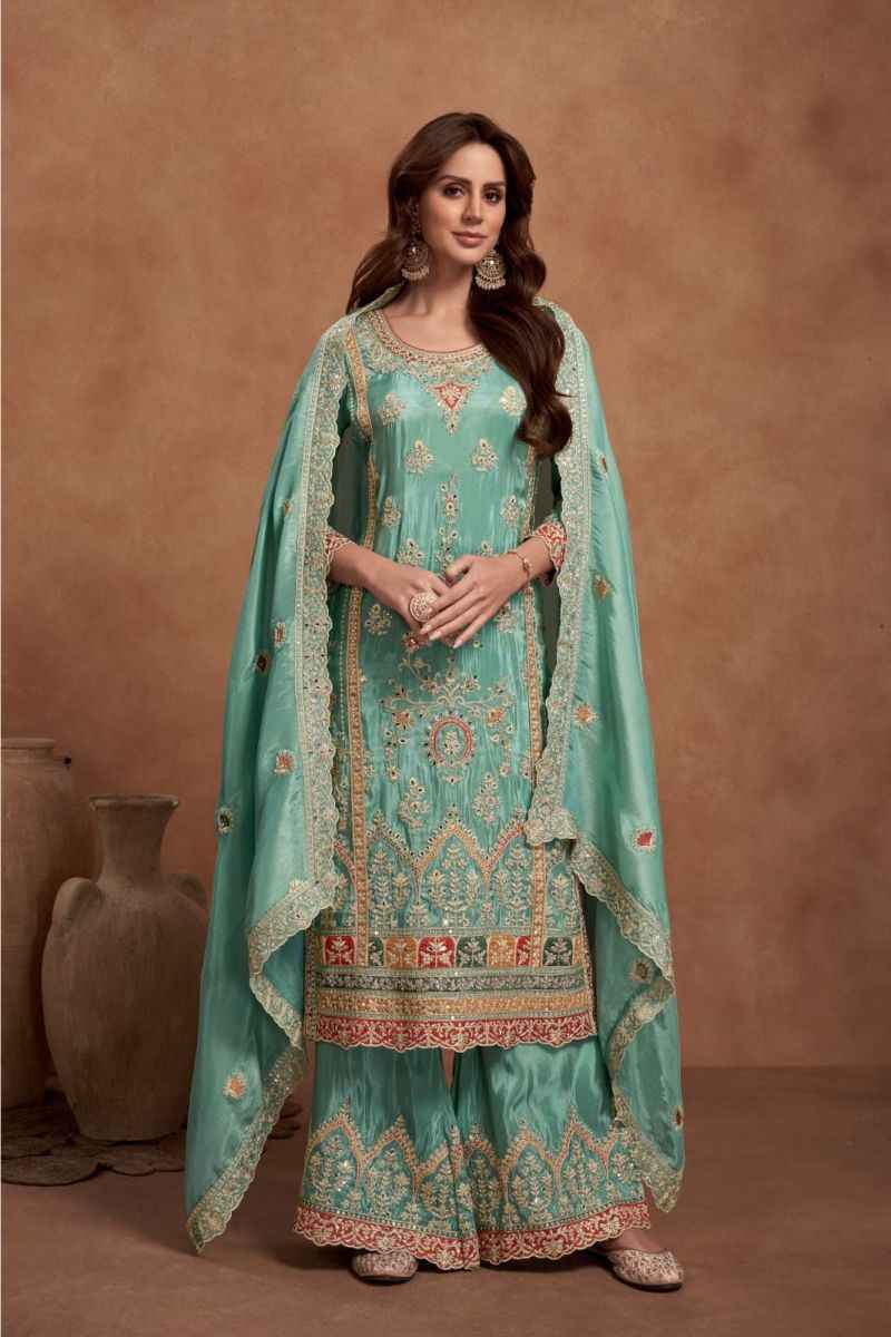 Gulkayra Designer Qurbat Simar Silk  Readymade Dress (3 pcs Catalogue)