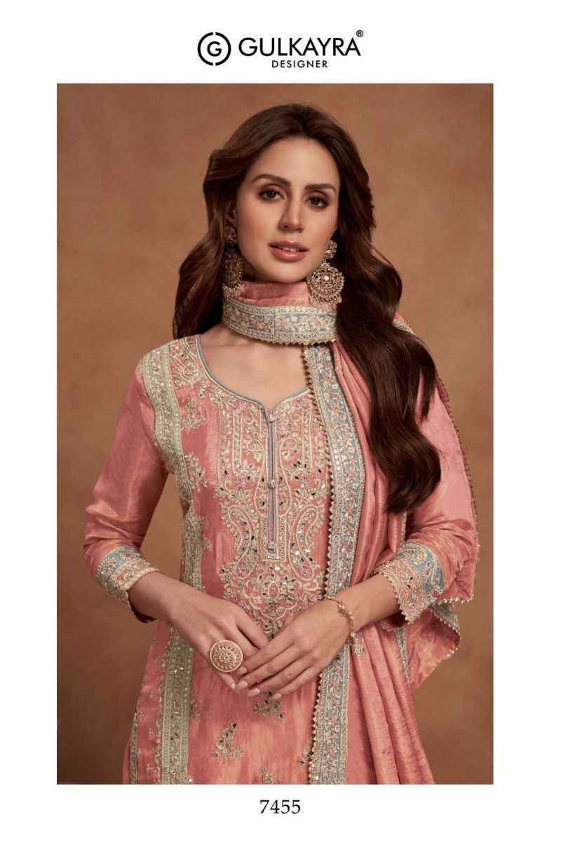 Gulkayra Designer Qurbat Simar Silk  Readymade Dress (3 pcs Catalogue)