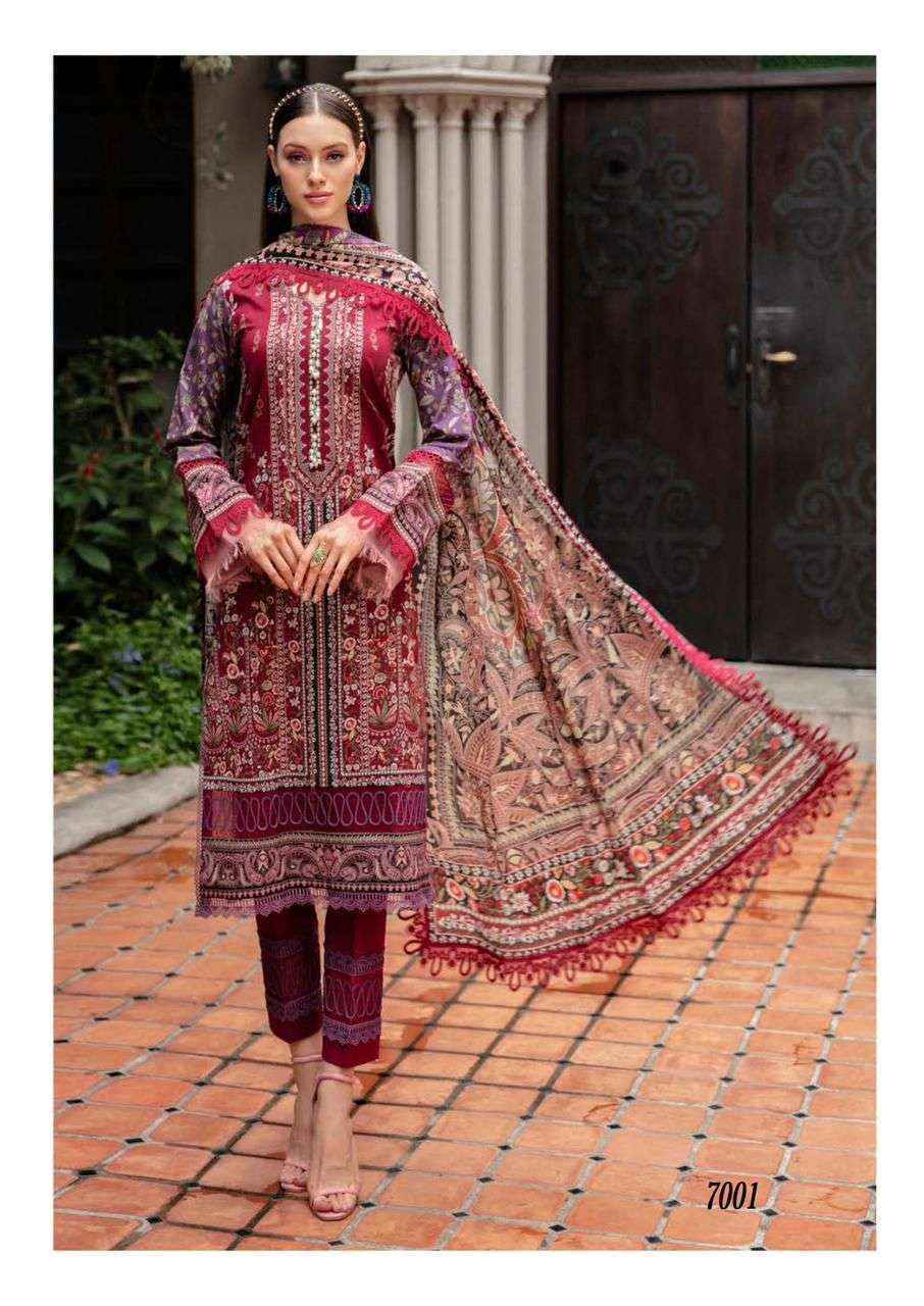 Jade Crimson Exclusive Heavy Lawn Collection Vol 7 Lawn Cotton Readymade Suit Wholesale Online Mumbai