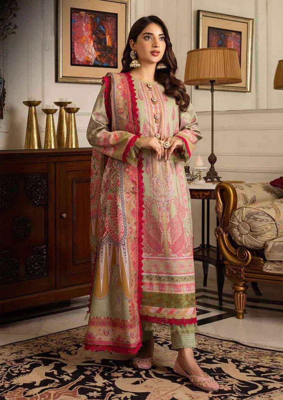 Jade Crimson Exclusive Heavy Lawn Collection Vol-8 Cotton Dress Material (6 pc Cataloge)