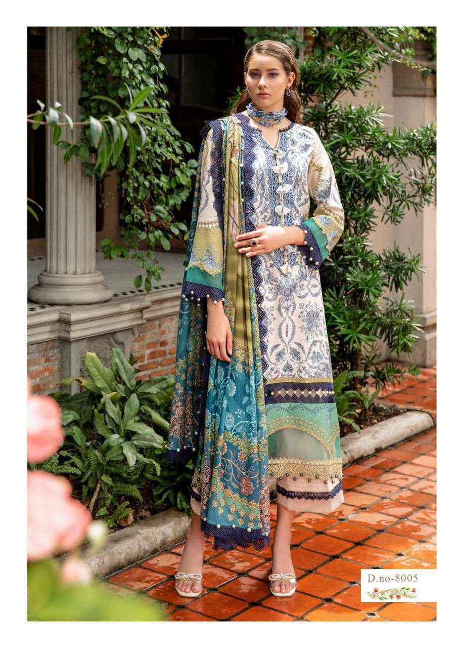 Jade Crimson Exclusive Heavy Lawn Collection Vol-8 Cotton Dress Material (6 pc Cataloge)