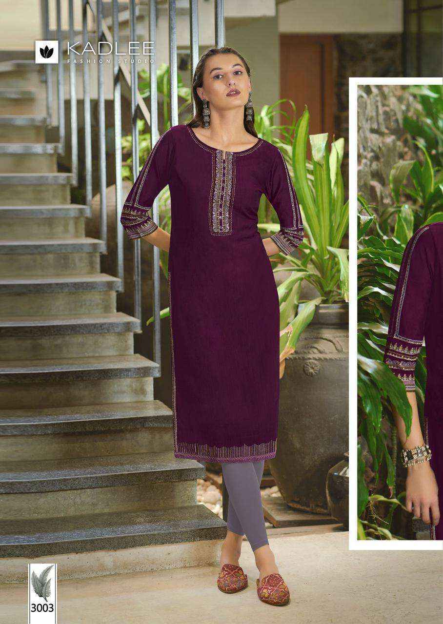 Kadlee Aarvi Viscose Kurti (6 pcs Catalogue)