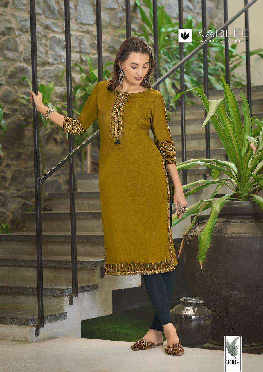 Kadlee Aarvi Viscose Kurti (6 pcs Catalogue)