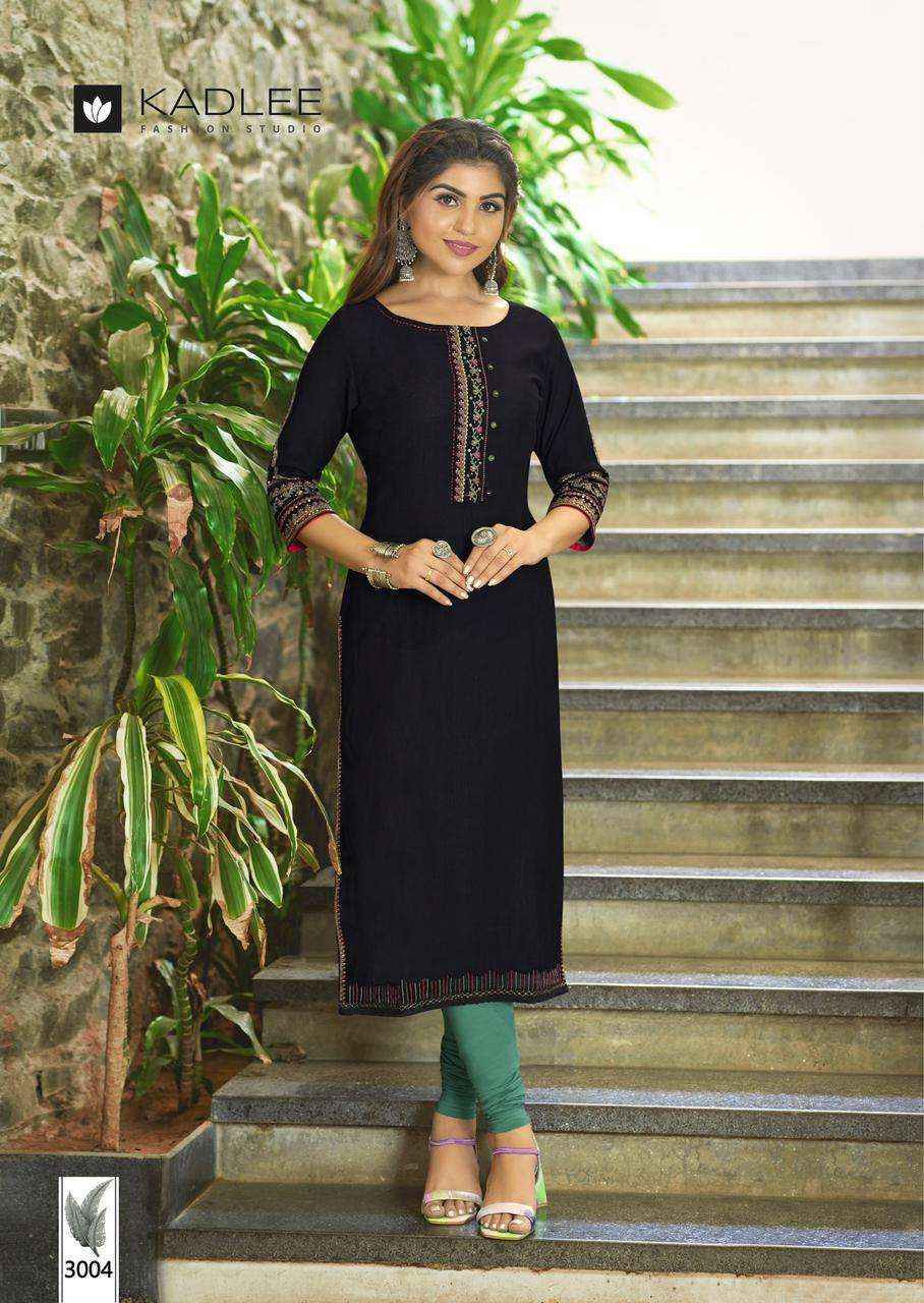 Kadlee Aarvi Viscose Kurti (6 pcs Catalogue)