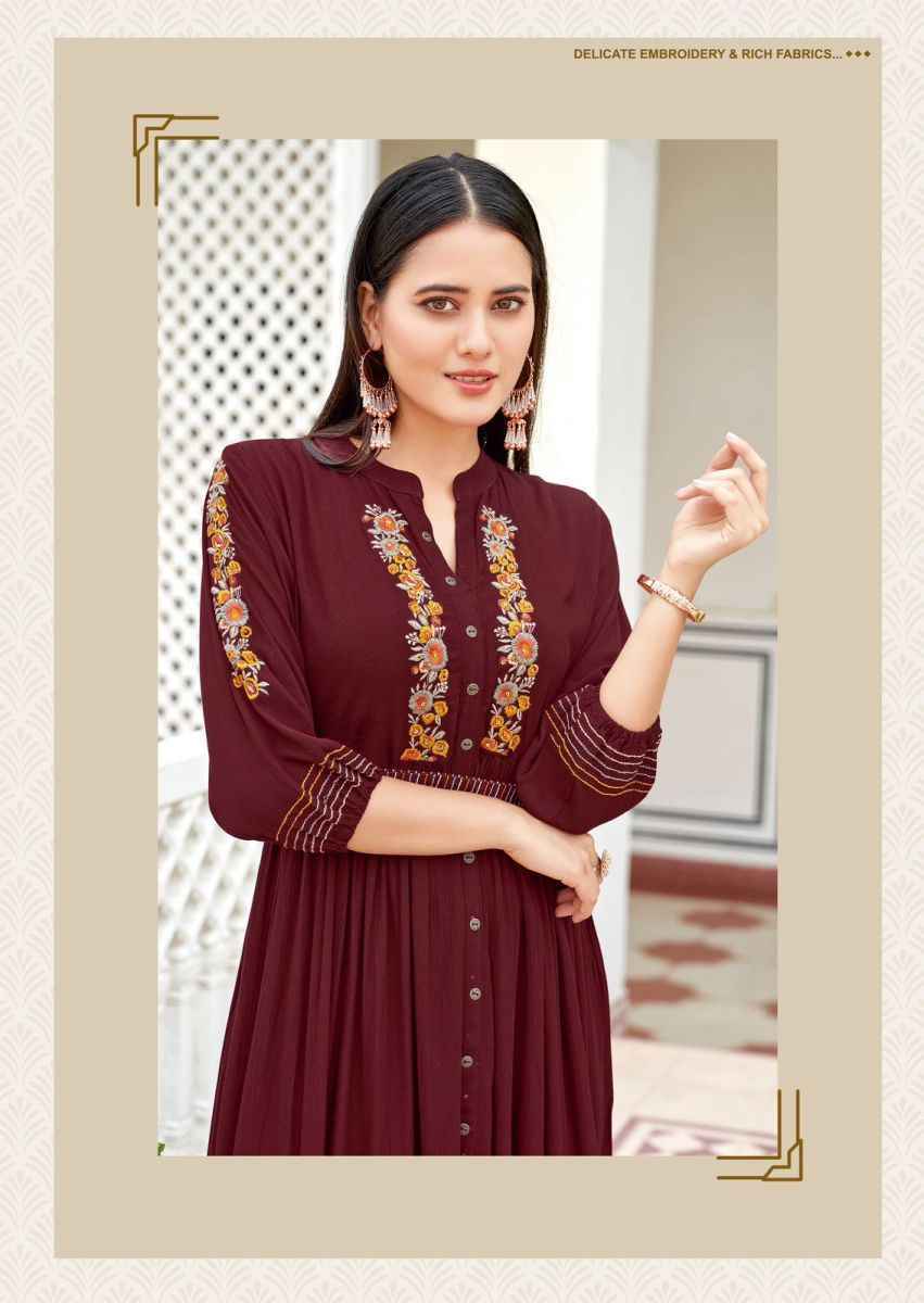 Kadlee Aashmin Rayon Kurti (6 pcs Catalogue