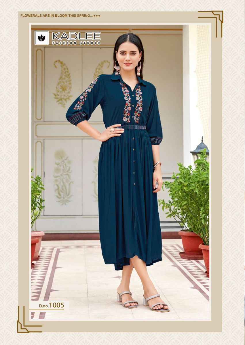 Kadlee Aashmin Rayon Kurti (6 pcs Catalogue