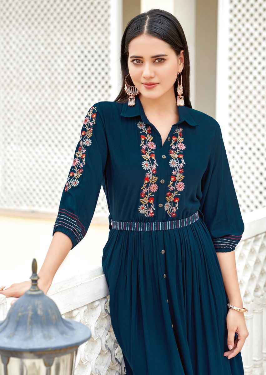 Kadlee Aashmin Rayon Kurti (6 pcs Catalogue