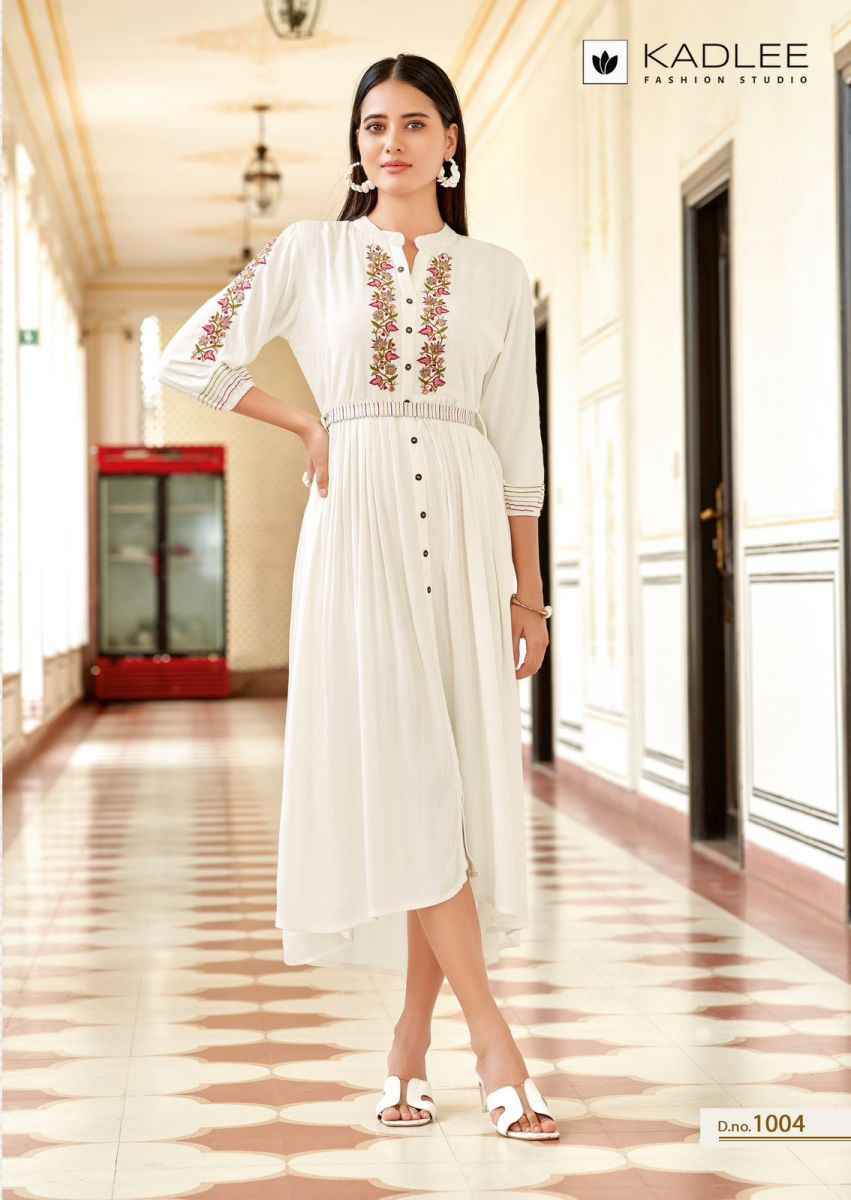 Kadlee Aashmin Rayon Kurti (6 pcs Catalogue