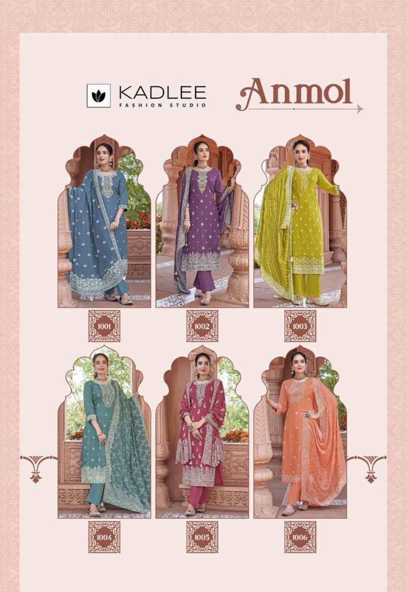 Kadlee Anmol Rayon Readymade Suit (6 pcs Catalogue)