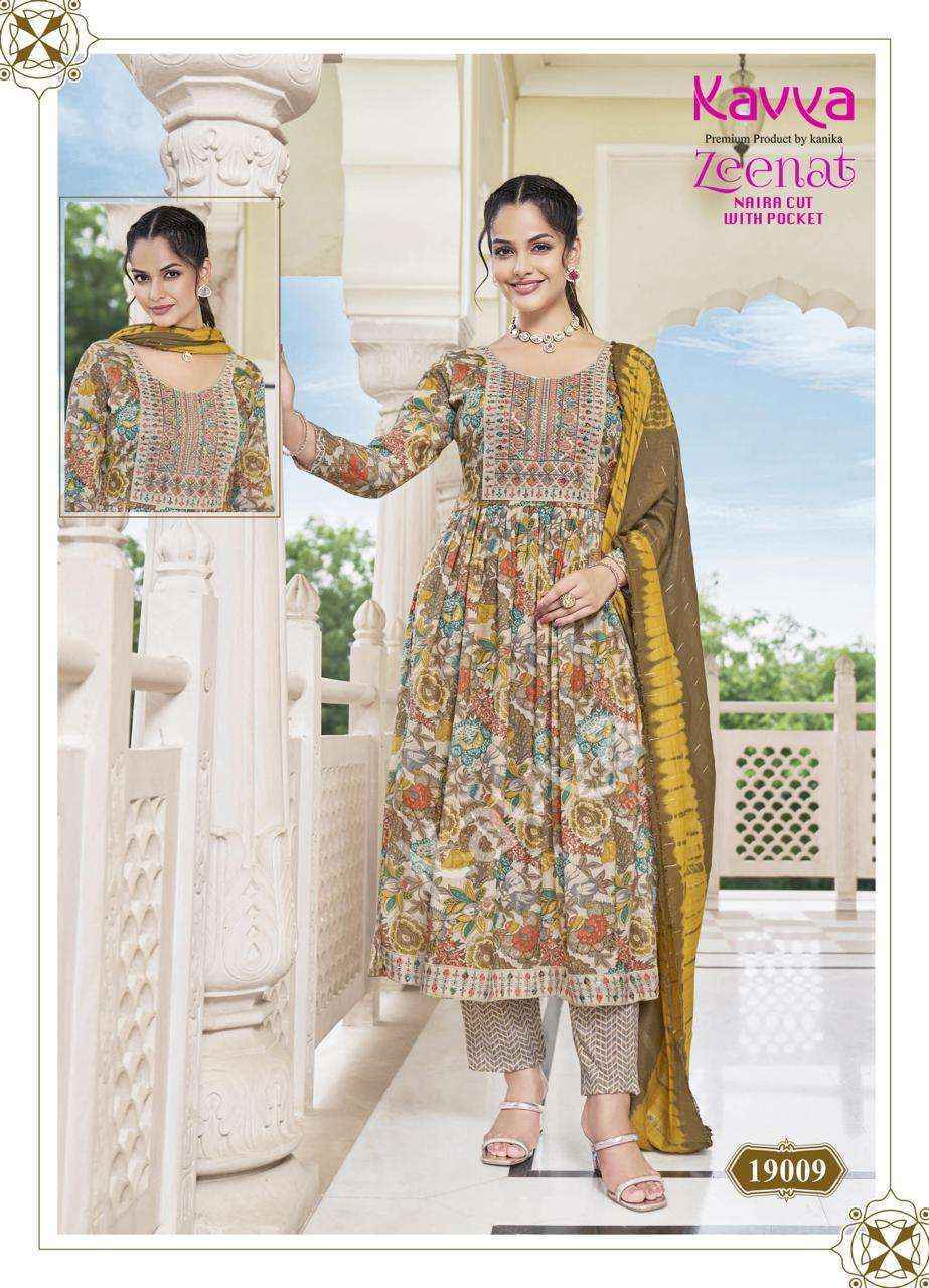 Kavya Zeenat Vol-19 Capsule Readymade Suit (10 pcs Catalogue)