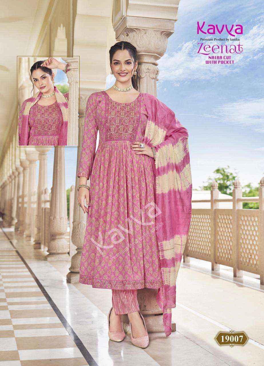 Kavya Zeenat Vol-19 Capsule Readymade Suit (10 pcs Catalogue)