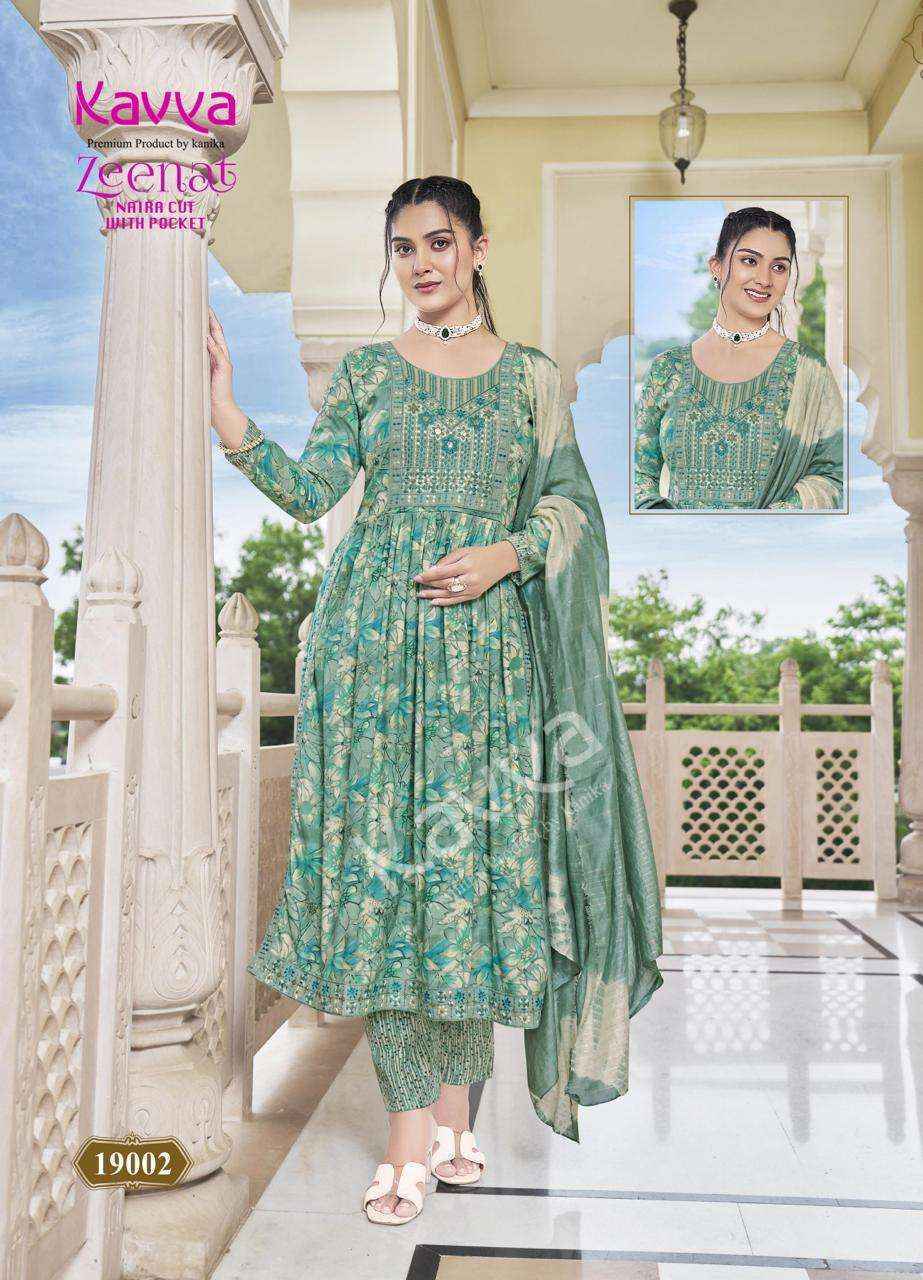 Kavya Zeenat Vol-19 Capsule Readymade Suit (10 pcs Catalogue)