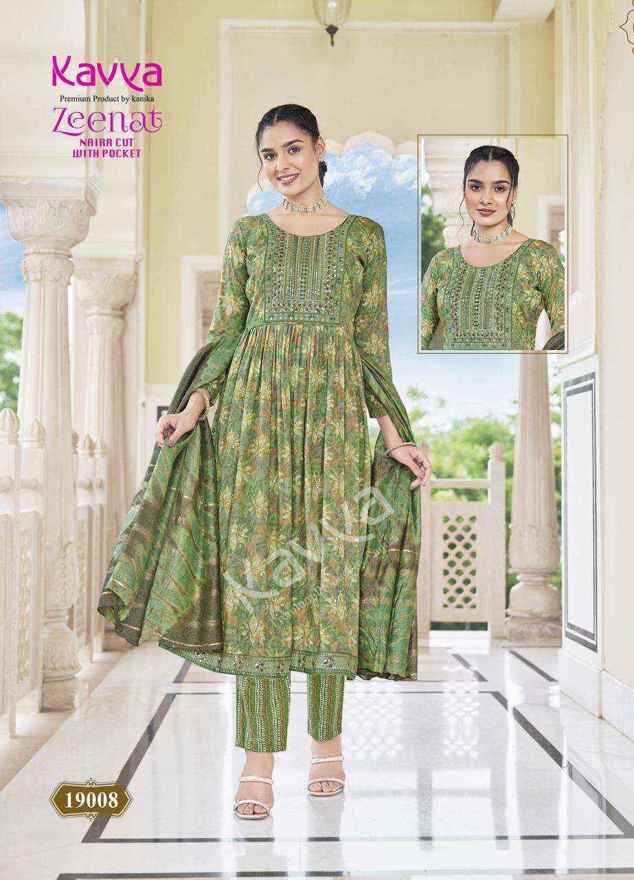 Kavya Zeenat Vol-19 Capsule Readymade Suit (10 pcs Catalogue)