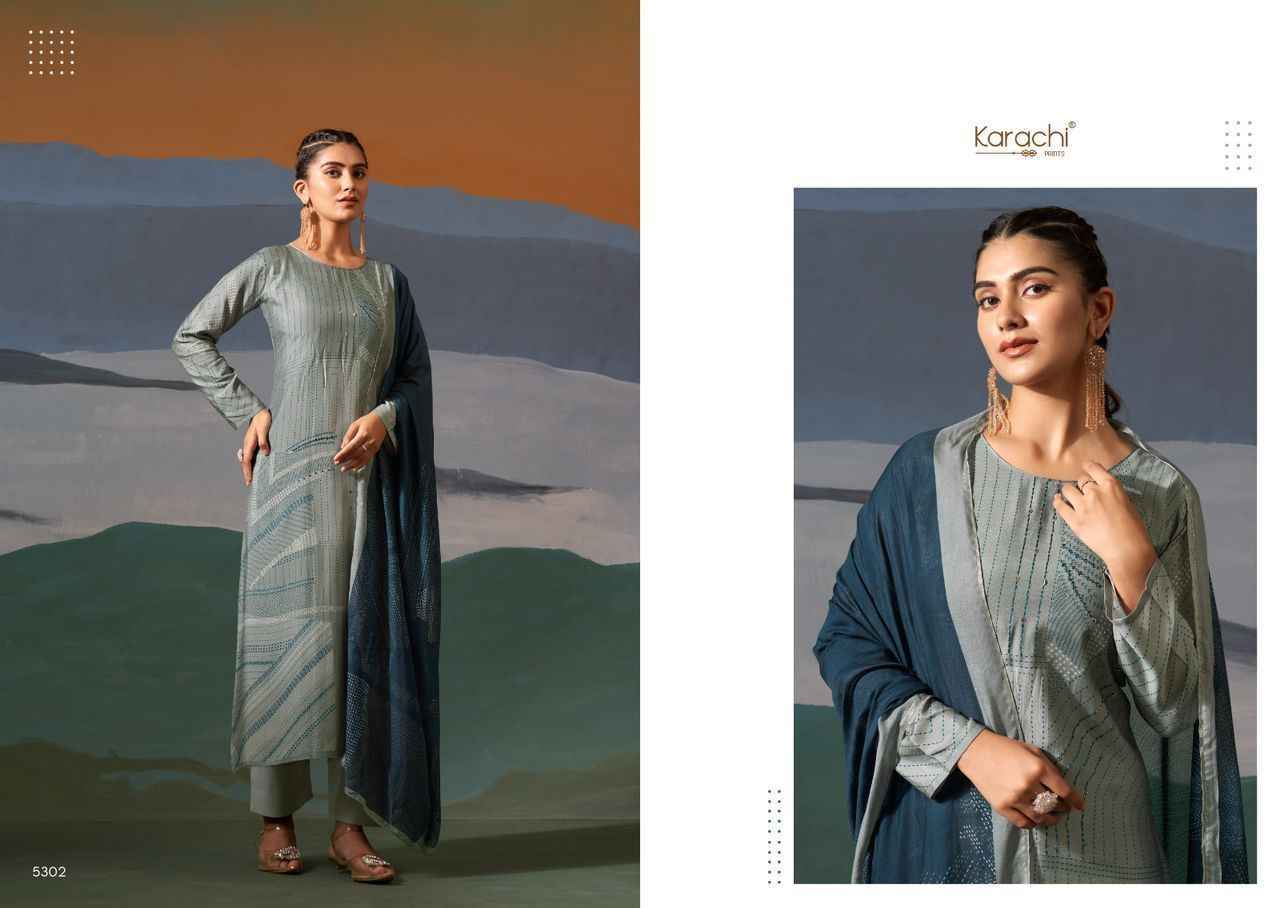 Kesar Karachi Prints Jhula Viscose Dress Material (4 pcs Catalogue)