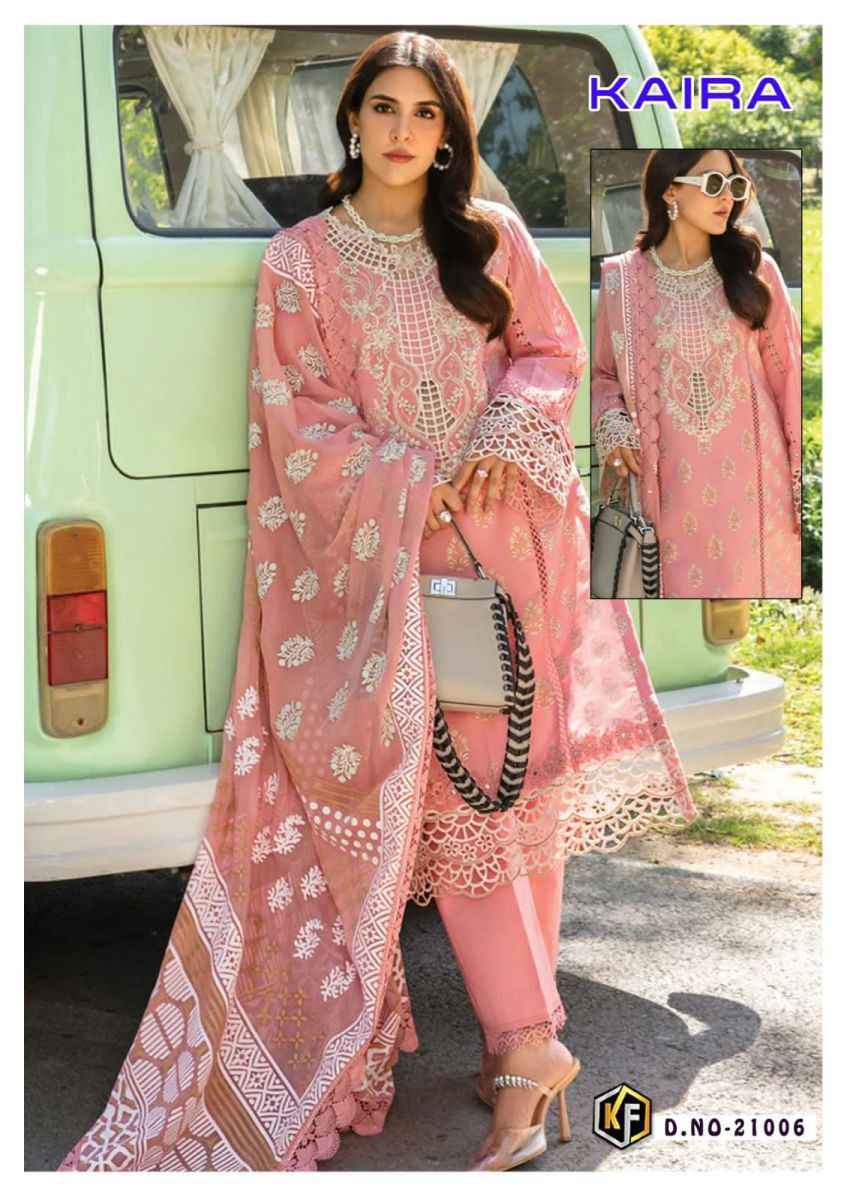 Keval Fab Kaira Vol-21 Cotton Dress Material (6 pcs Catalogue)