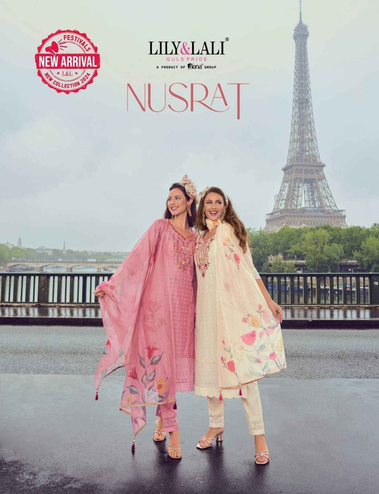 Lily & Lali Nusrat Chanderi Readymade Suit (6 pcs Catalogue)