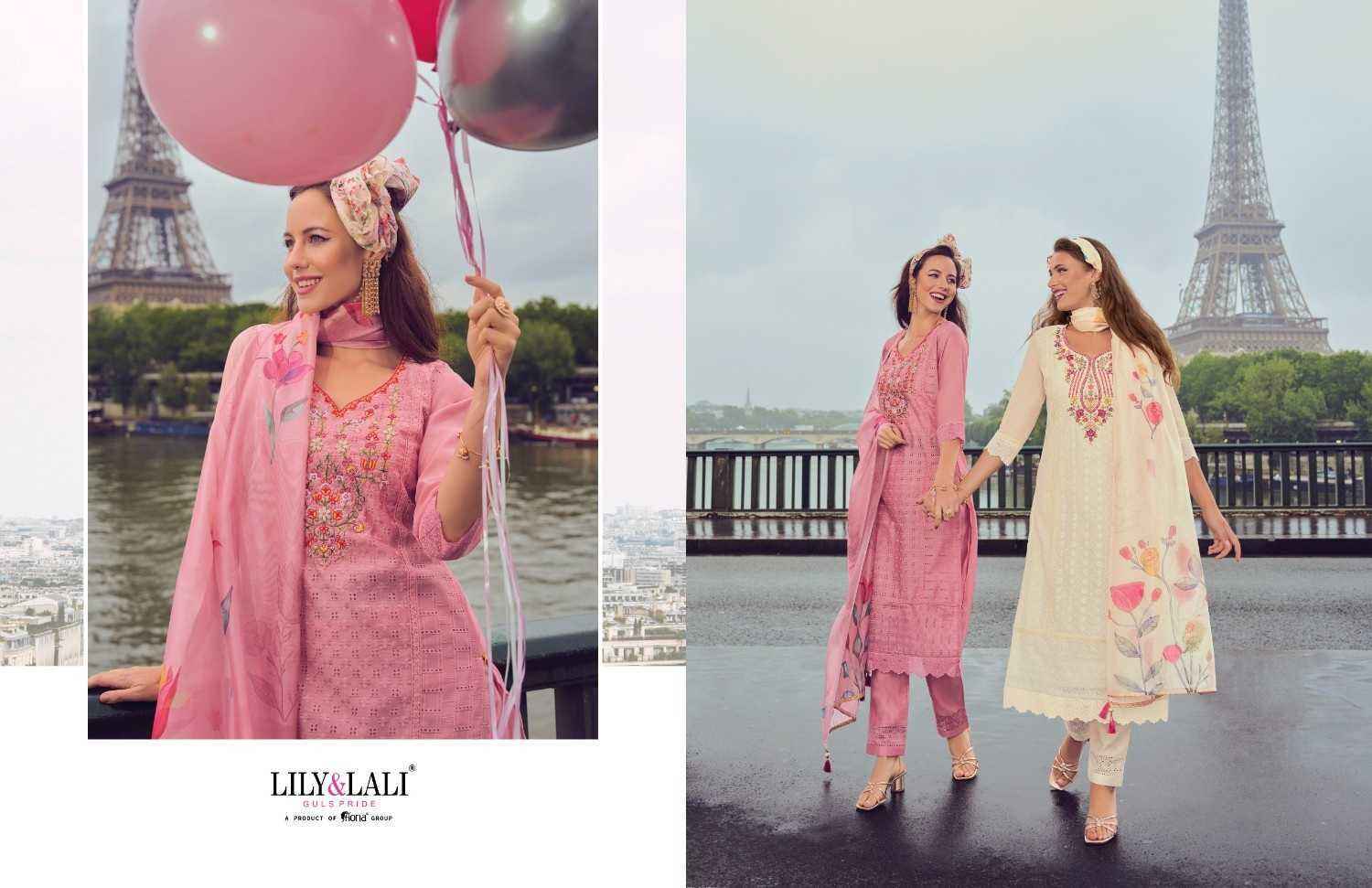 Lily & Lali Nusrat Chanderi Readymade Suit (6 pcs Catalogue)