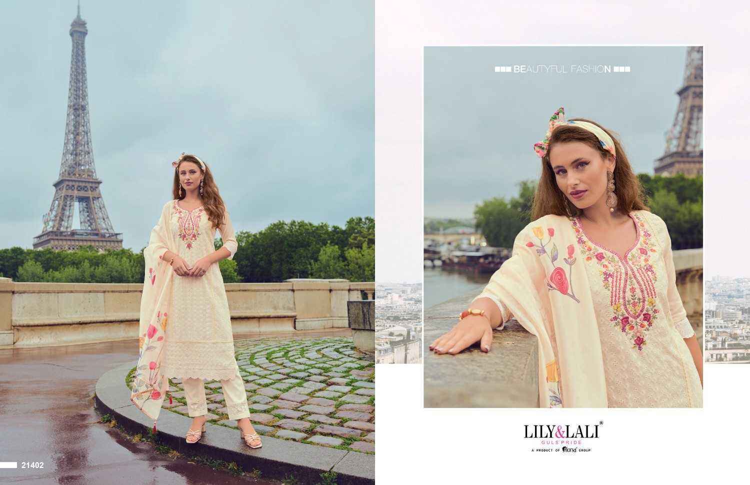 Lily & Lali Nusrat Chanderi Readymade Suit (6 pcs Catalogue)