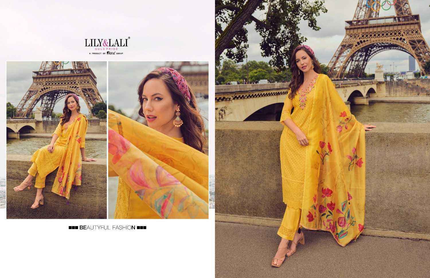 Lily & Lali Nusrat Chanderi Readymade Suit (6 pcs Catalogue)