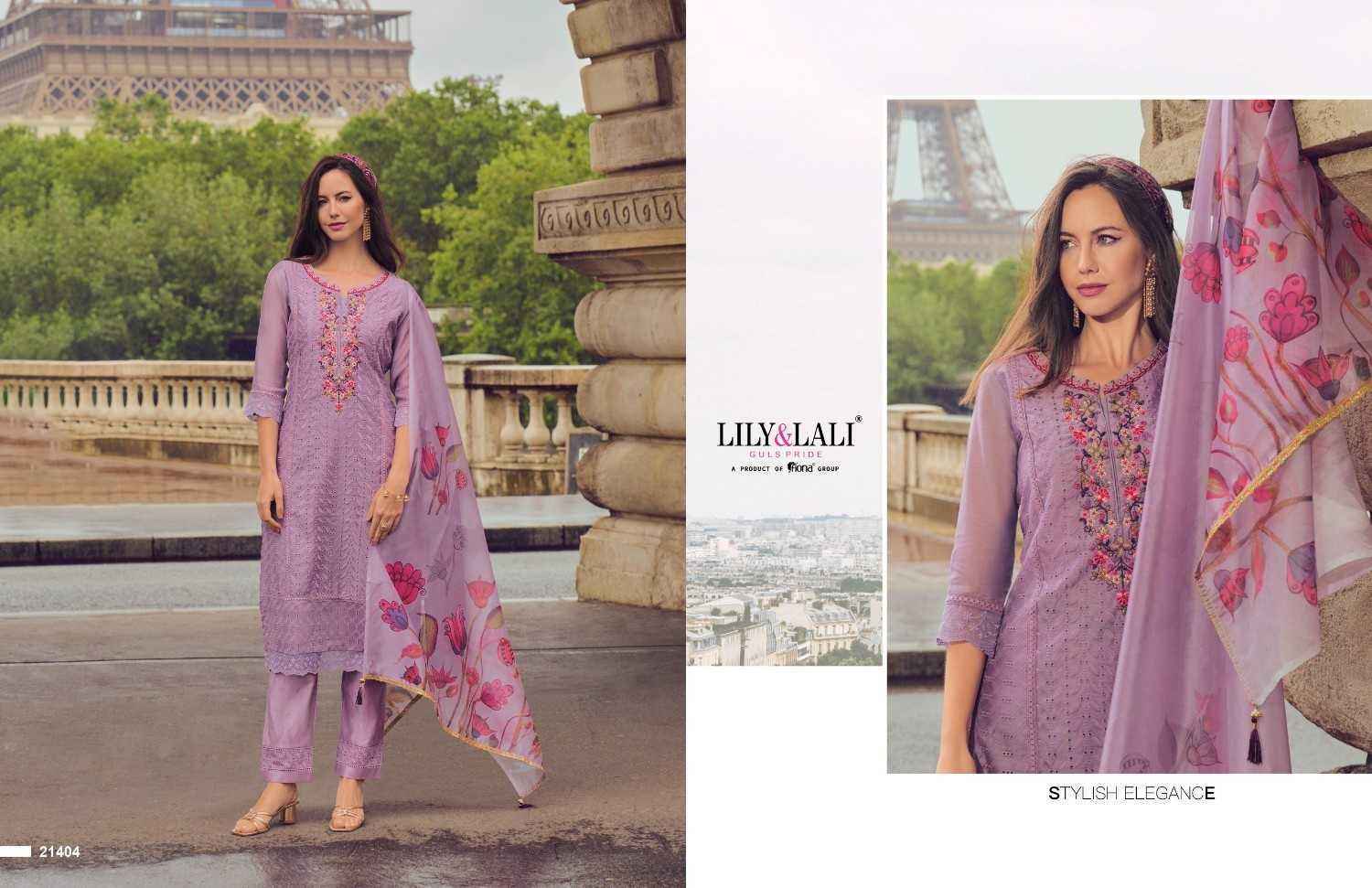 Lily & Lali Nusrat Chanderi Readymade Suit (6 pcs Catalogue)