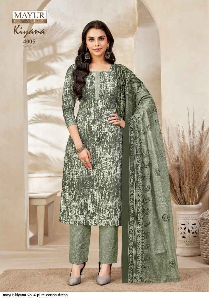 Mayur Creation Kiyana Vol-4 Cotton Dress Material (10 pcs Catalogue)