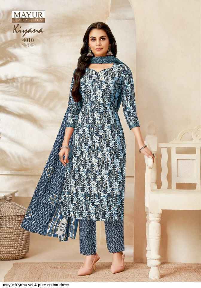 Mayur Creation Kiyana Vol-4 Cotton Dress Material (10 pcs Catalogue)