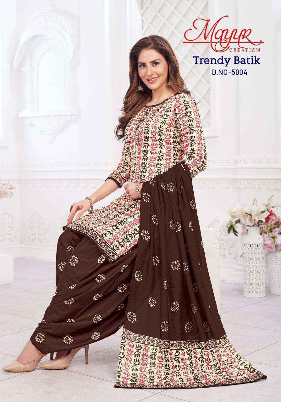 Mayur Creation Trendy Batik Vol-5 Cotton Dress Material (10 pcs Catalogue)