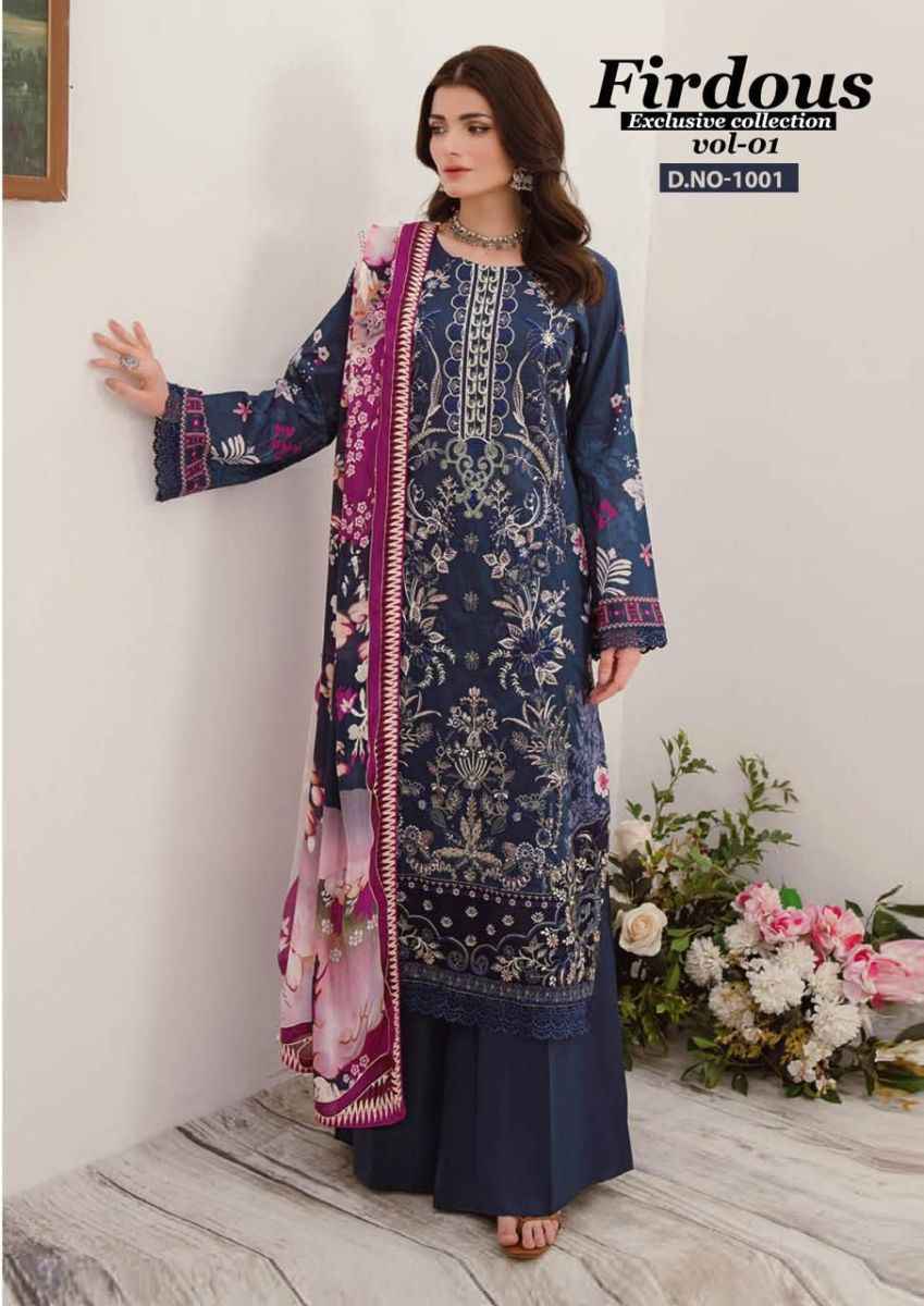 Nand Gopal Firdous Vol-1 Cotton Dress Material (8 pcs Catalogue)