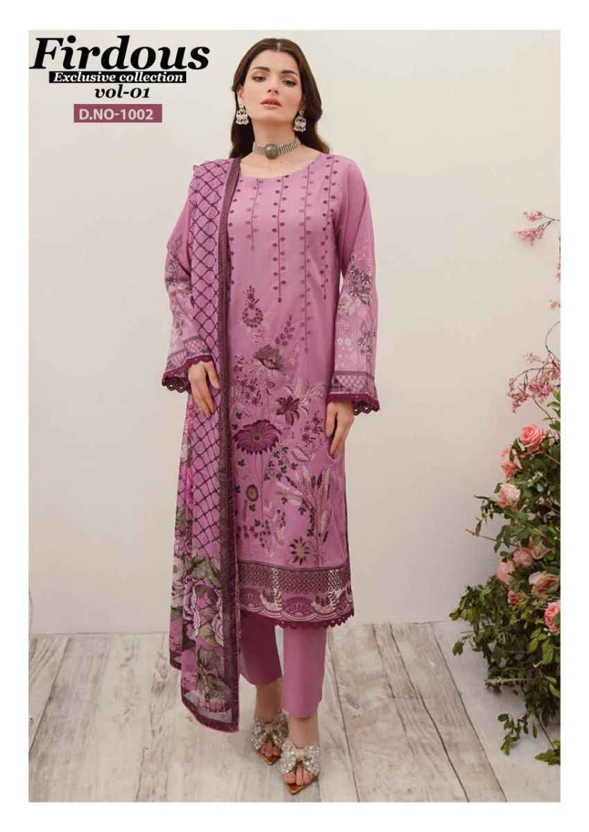 Nand Gopal Firdous Vol-1 Cotton Dress Material (8 pcs Catalogue)