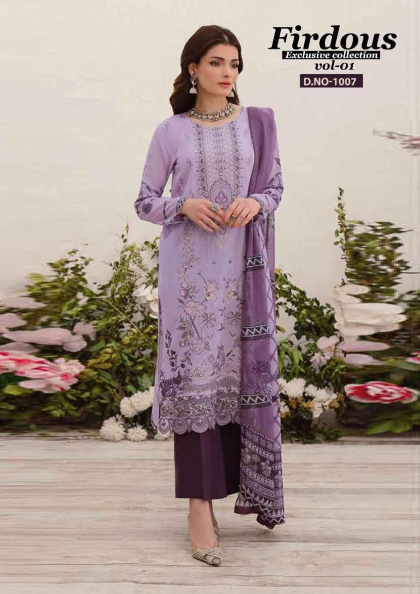 Nand Gopal Firdous Vol-1 Cotton Dress Material (8 pcs Catalogue)