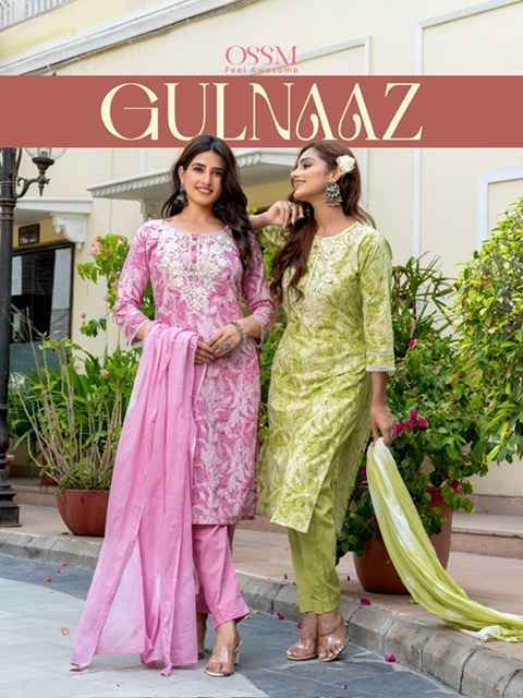 Ossm Gulnaaz Cotton Readymade Suit (6 Pc Catalog)