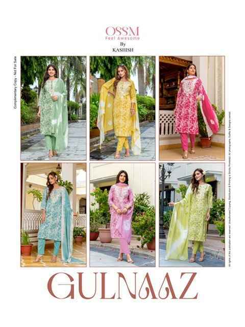 Ossm Gulnaaz Cotton Readymade Suit (6 Pc Catalog)