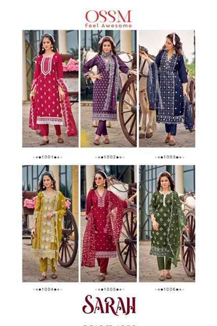 Ossm Sarah Cotton Readymade Suit (6 pcs Catalogue)