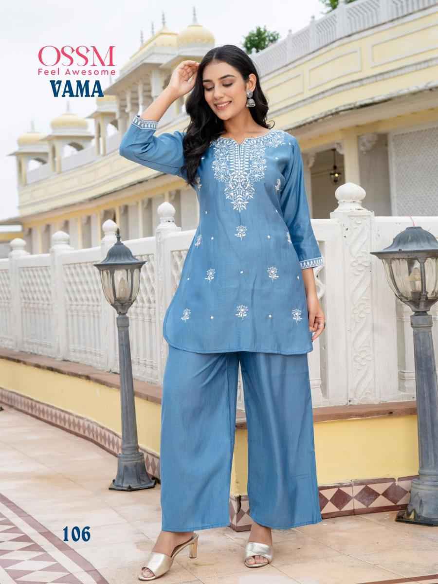 Ossm Vama Viscose Co Ord Set (6 pcs Catalogue)