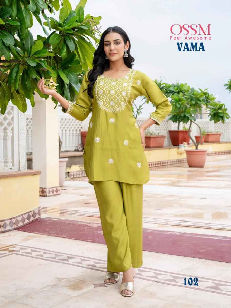 Ossm Vama Viscose Co Ord Set (6 pcs Catalogue)