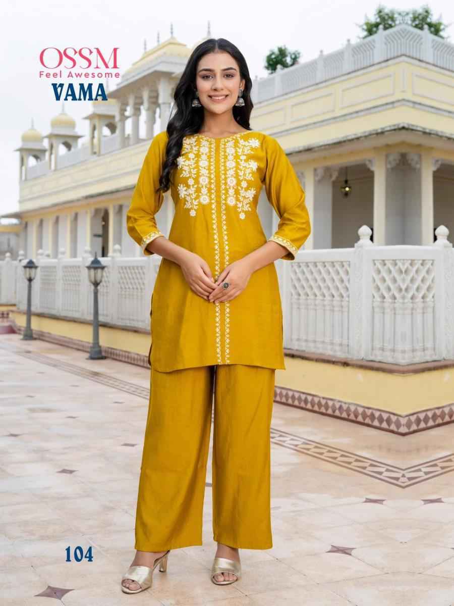 Ossm Vama Viscose Co Ord Set (6 pcs Catalogue)