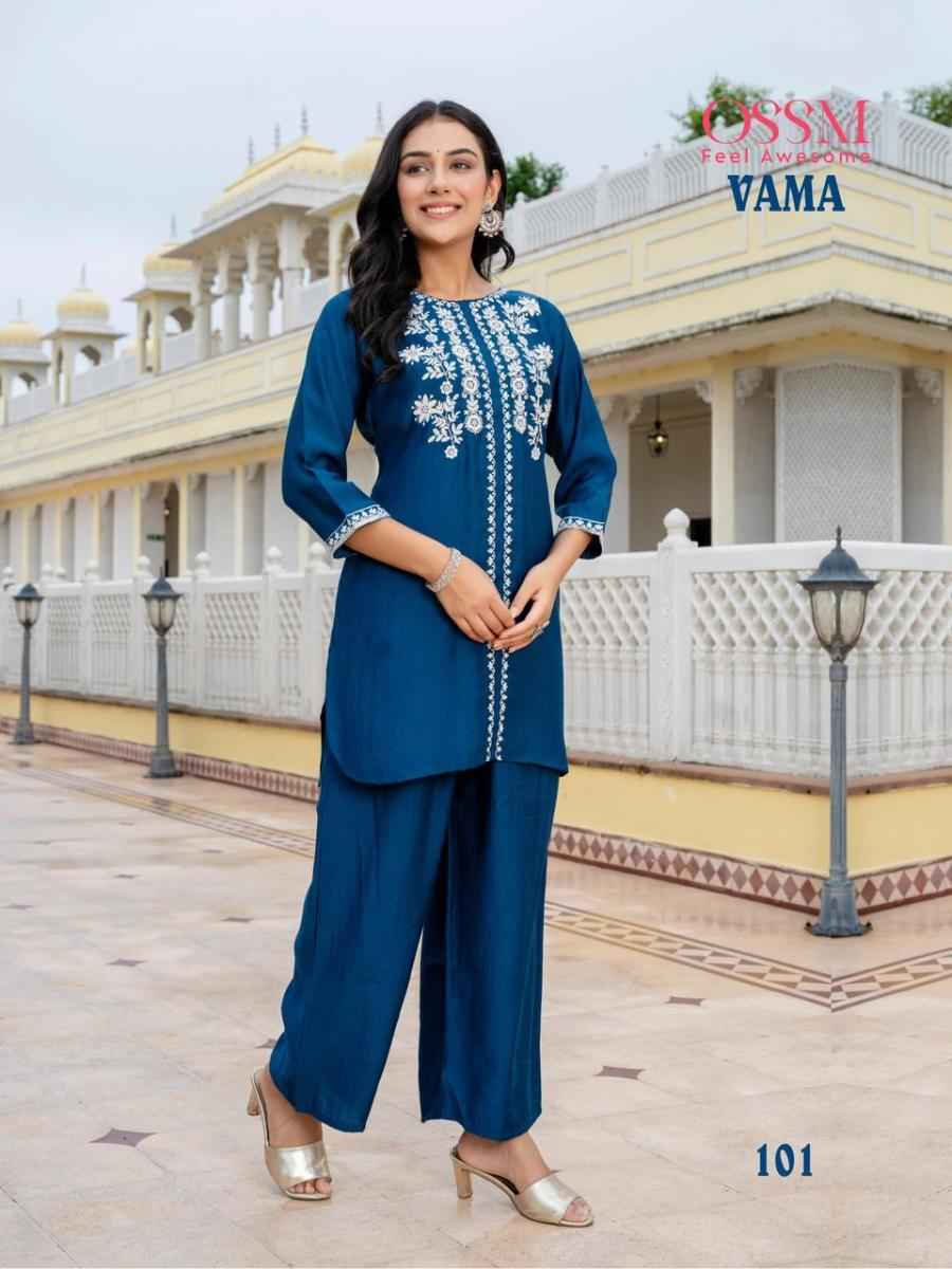 Ossm Vama Viscose Co Ord Set (6 pcs Catalogue)