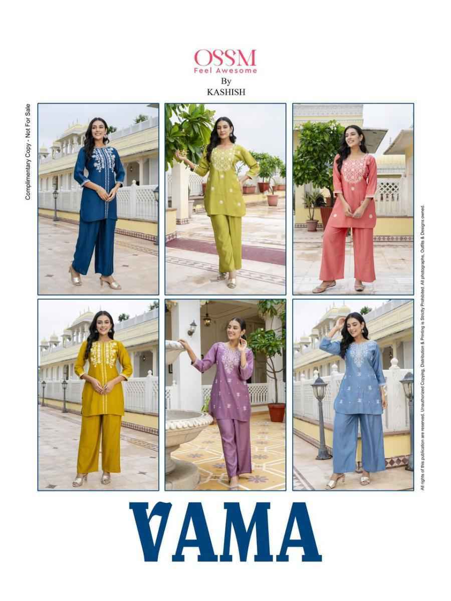 Ossm Vama Viscose Co Ord Set (6 pcs Catalogue)