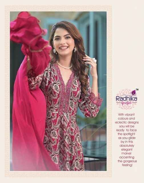 Radhika Lifestyle Anarkali Vol-3 Rayon Readymade Dress (6 Pc Catalog)