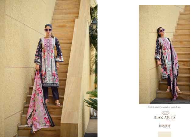 Riaz Arts Musafir Vol-11 Lawn Cotton Dress Material (8 pcs Catalogue)