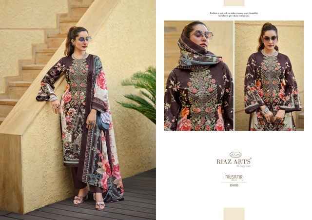 Riaz Arts Musafir Vol-11 Lawn Cotton Dress Material (8 pcs Catalogue)