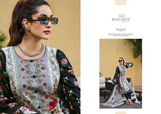 Riaz Arts Musafir Vol-11 Lawn Cotton Dress Material (8 pcs Catalogue)