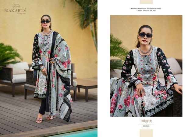 Riaz Arts Musafir Vol-11 Lawn Cotton Dress Material (8 pcs Catalogue)