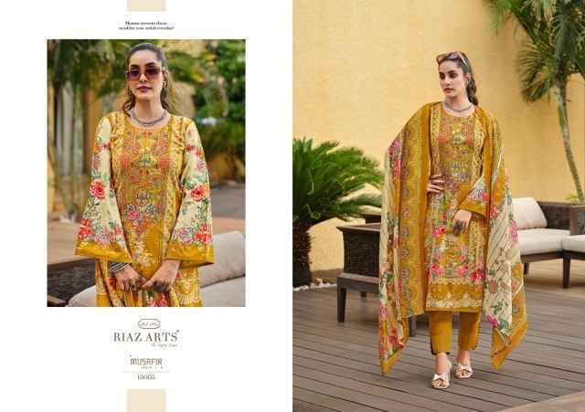 Riaz Arts Musafir Vol-11 Lawn Cotton Dress Material (8 pcs Catalogue)