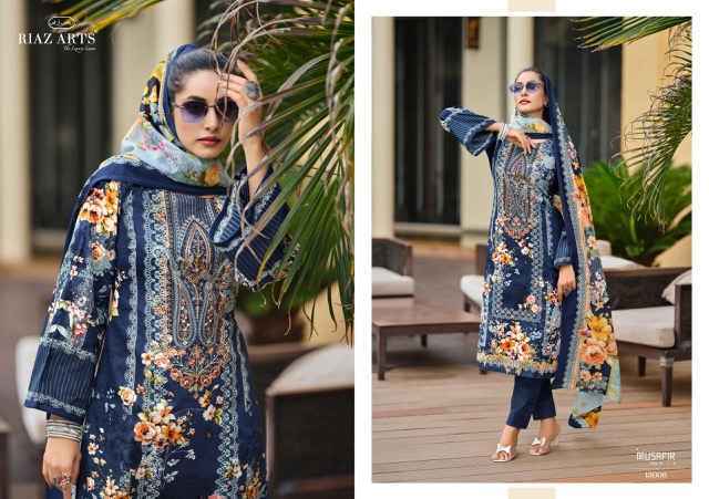 Riaz Arts Musafir Vol-11 Lawn Cotton Dress Material (8 pcs Catalogue)