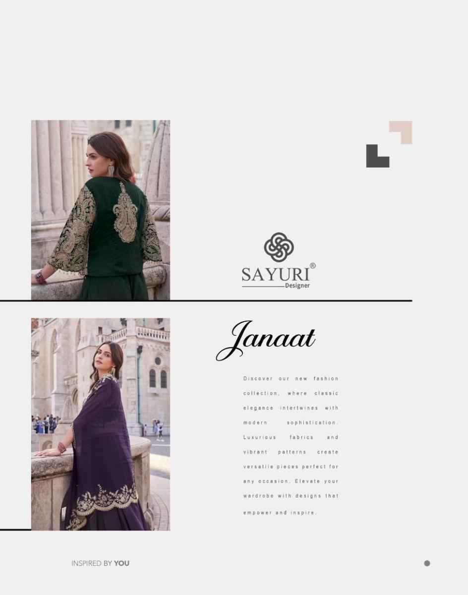 Sayuri Designer Jannat Silk Readymade Dress (3 pcs Catalogue)