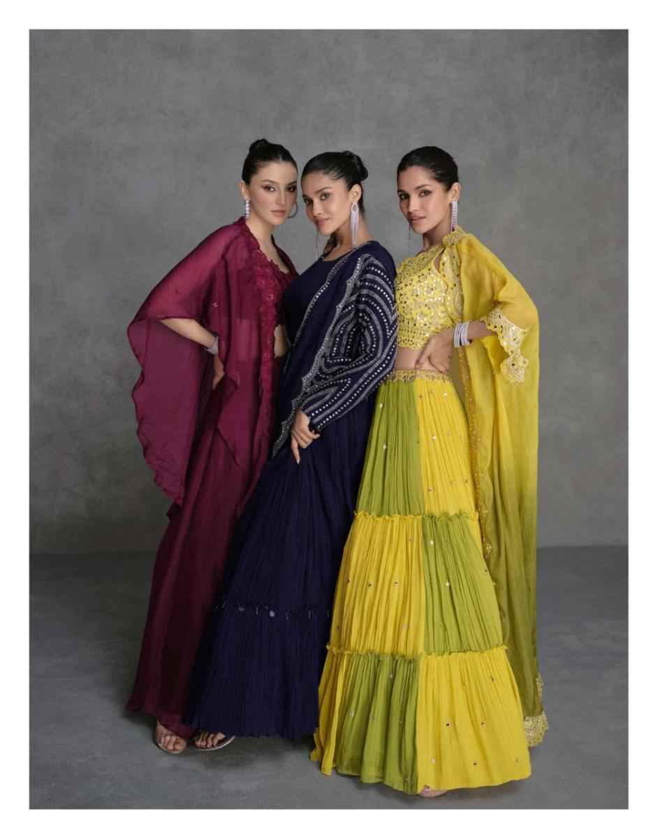 Sayuri Designer Jugni Organza Readymade Dress (3 pcs Catalogue)