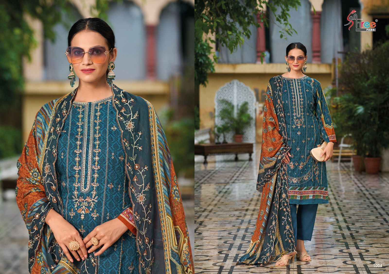 Shree Fabs Bin Saeed Lawn Collection Vol-14 Cotton Dress Material (7 pcs Catalogue)