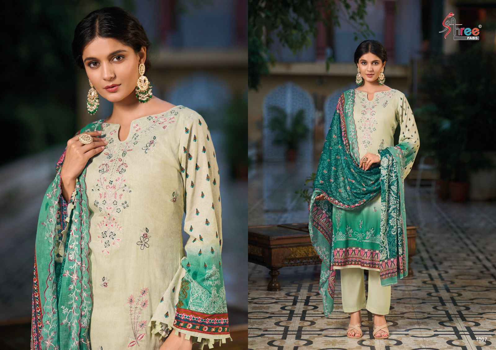 Shree Fabs Bin Saeed Lawn Collection Vol-14 Cotton Dress Material (7 pcs Catalogue)