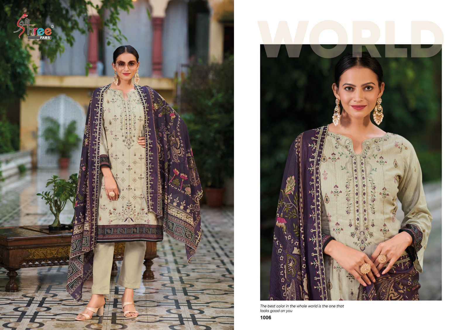 Shree Fabs Bin Saeed Lawn Collection Vol-14 Cotton Dress Material (7 pcs Catalogue)